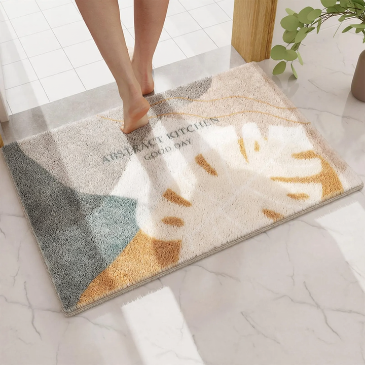 Bath mat, absorbent, washable