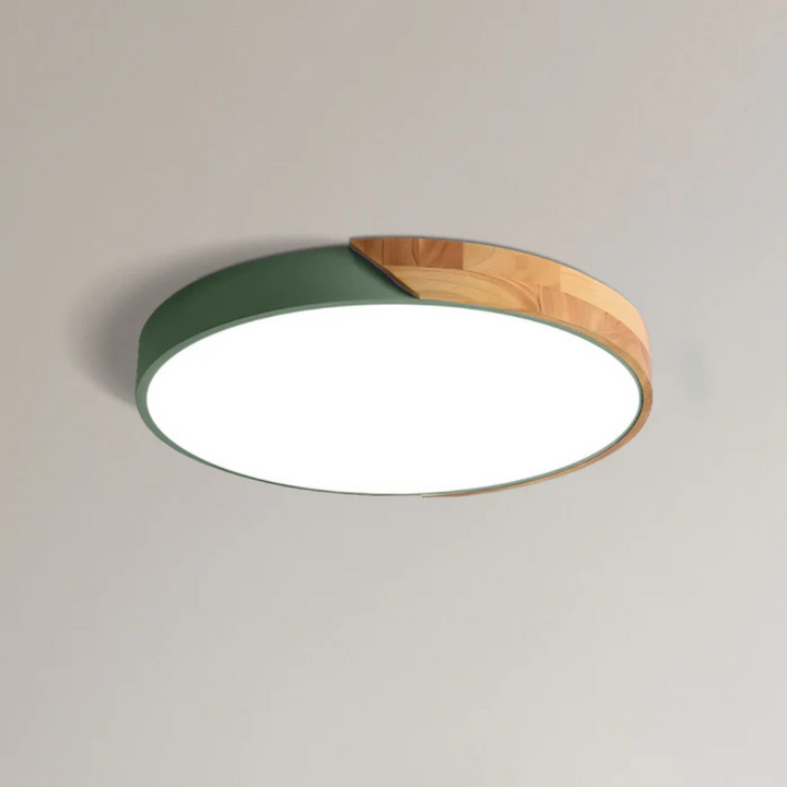 BowLift | Scandinavian Wooden LED Ceiling Lamp