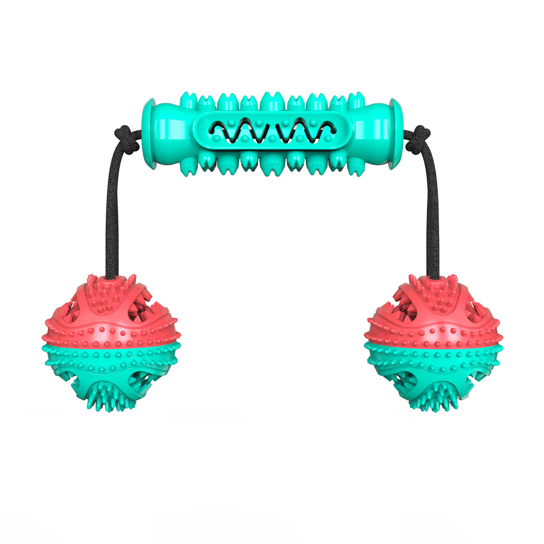 Dog Serrated Chew Toy / Dumbbell Style A / For Dogs