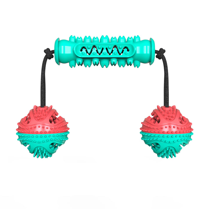 Dog Serrated Chew Toy / Dumbbell Style A / For Dogs