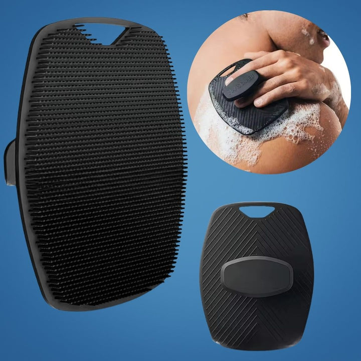 PureGlide | Silicone Body Scrubber – Antimicrobial Exfoliation – Quick‑Dry Hygienic Design – Sensitive‑Skin Shower Use Bowlift