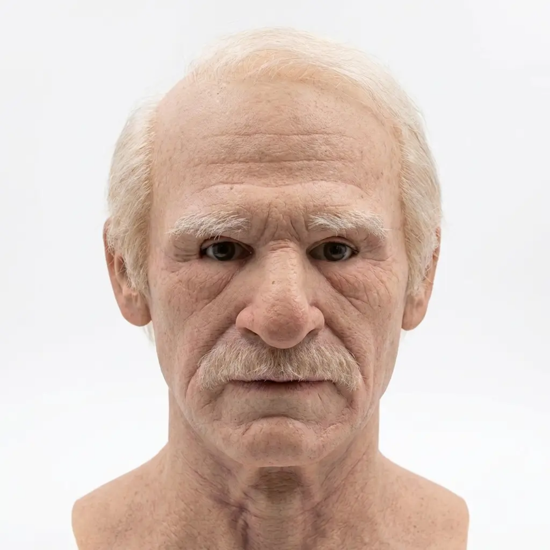 BowLift | Creepy Old Man Mask – Realistic Latex Halloween Mask for Adults