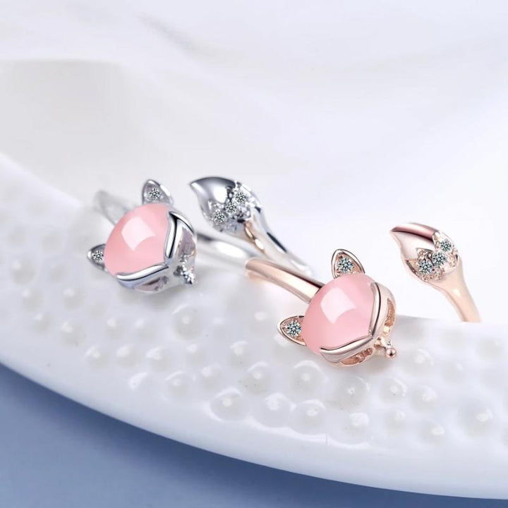 BowLift | Rhinestone Fox Ring