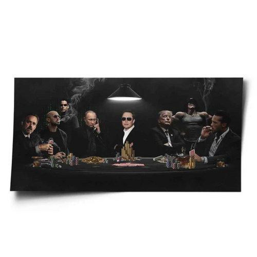 Poker Themed Decorative Wall Art Poster | Bowlift