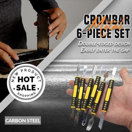 BowLift | Metal pry bar 6-piece set