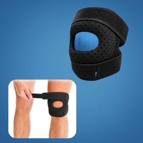 Knee Pain Relief – Breathable Elastic Support – Adjustable Non Slip Strap – Running Training Daily Use Bowlift