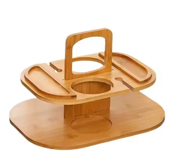 BowLift | Portable Wooden Picnic Wine Table