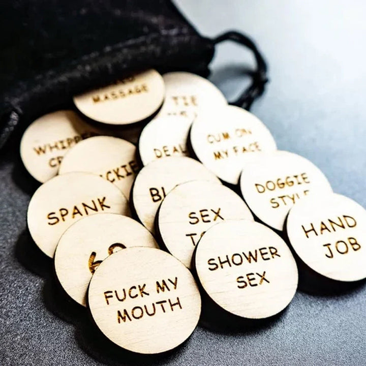 BowLift | Wooden Cards Heart Round