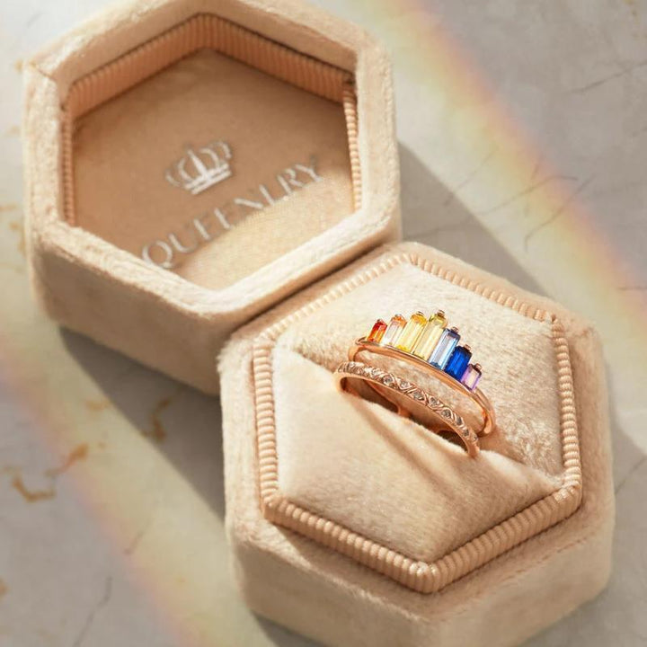 BowLift | Rainbow Micro Diamond Ring