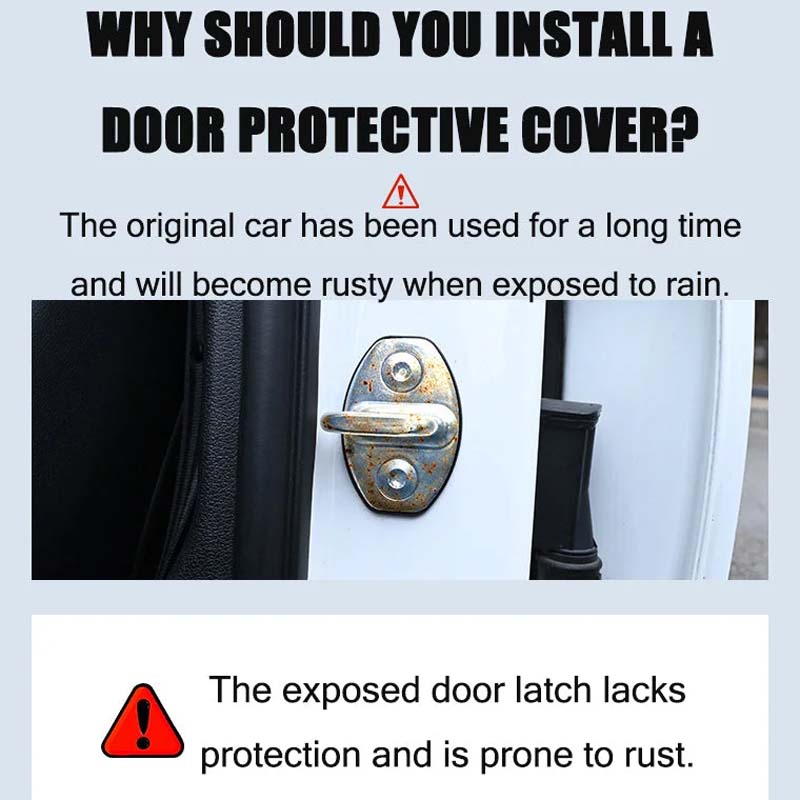 Car Silicone Door Lock Protective Cover (4PCS) | Bowlift