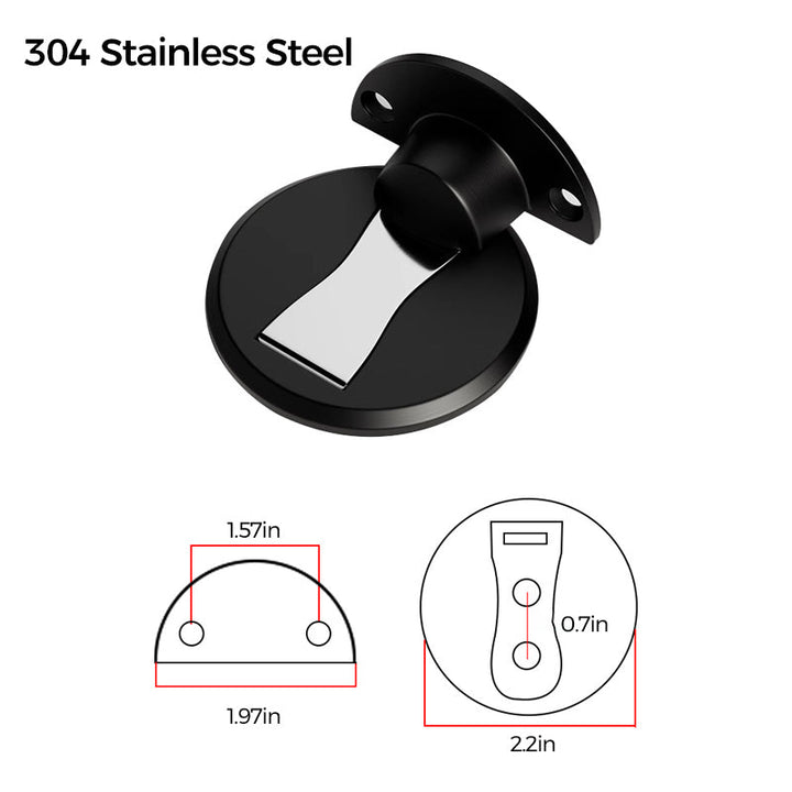 Stainless Steel Invisible Magnetic Door Stopper | Bowlift