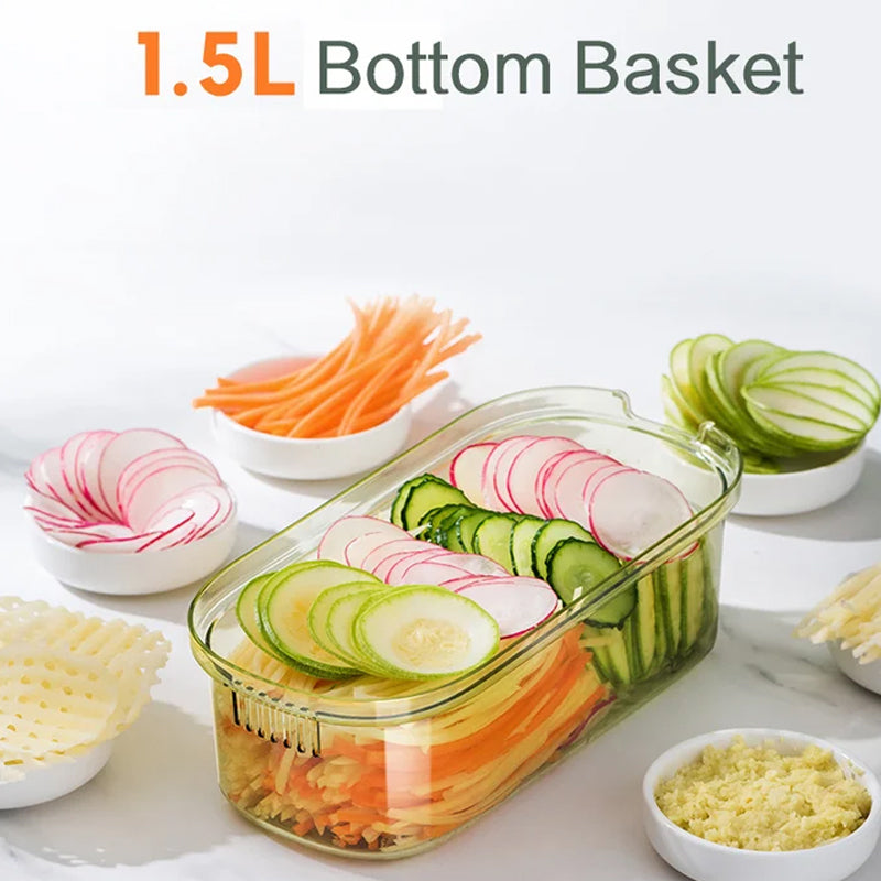 Multi-Purpose Vegetable Slicer Cutter Set | Bowlift