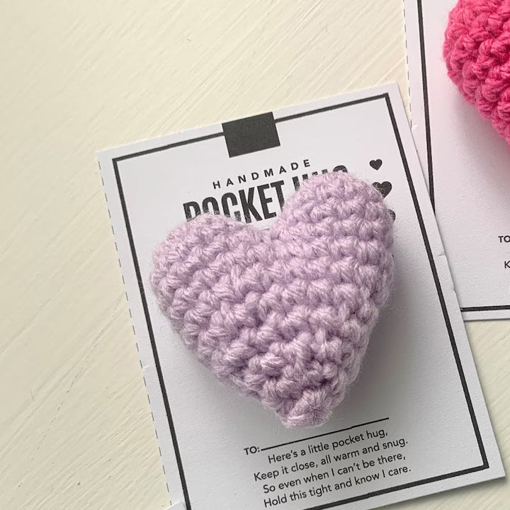 BowLift | Crocheted Heart Bag Hug