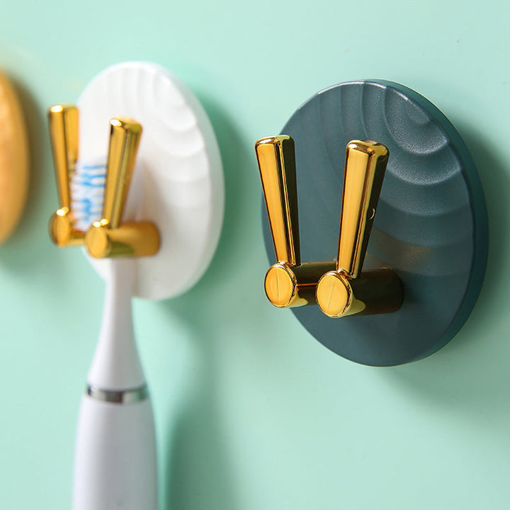 Toothbrush Holder Nail-Free Sticky Hook | Bowlift