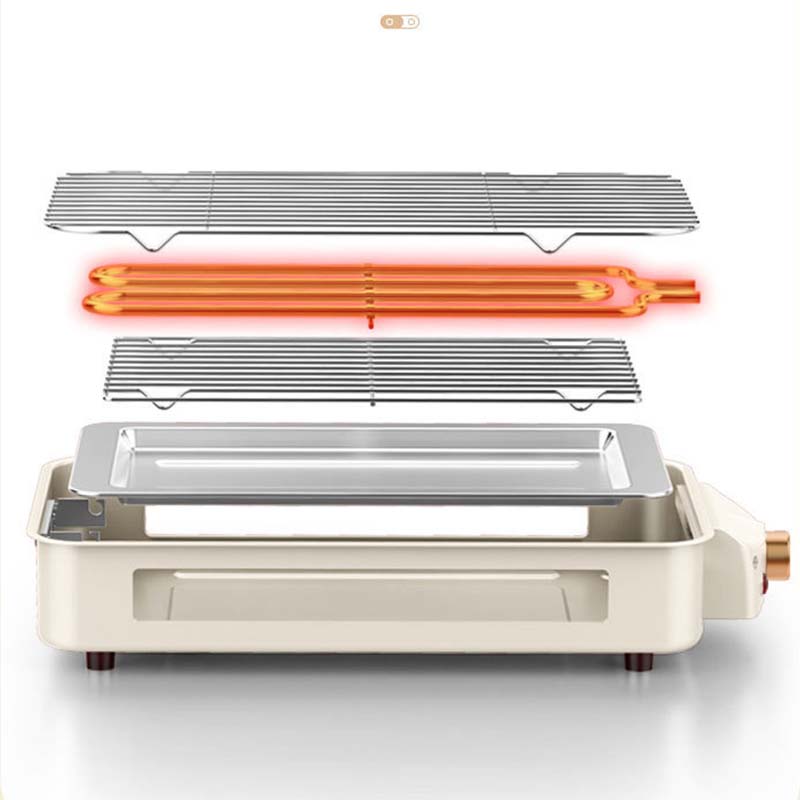 BowLift | Indoor Smokeless Grill, Non-Stick Cooking Removable Plate