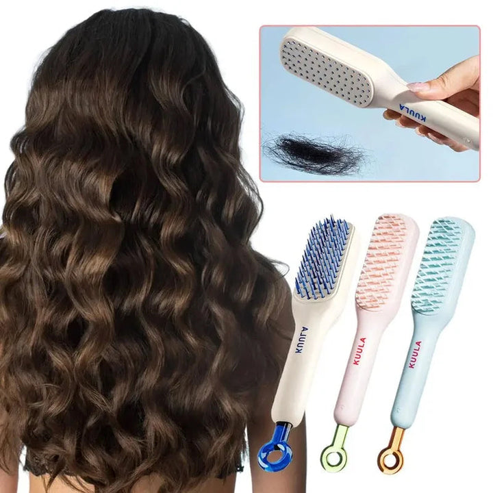 BowLift | Self-Cleaning Antistatic Massage Comb