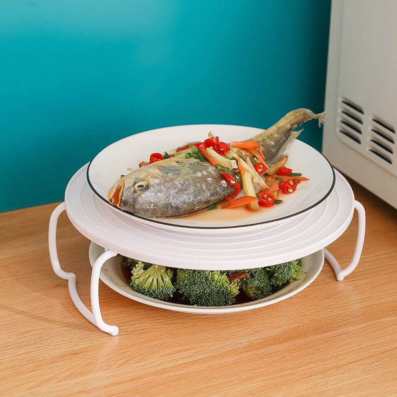 Multifunctional Microwave Heating Tiered Tray Rack | Bowlift