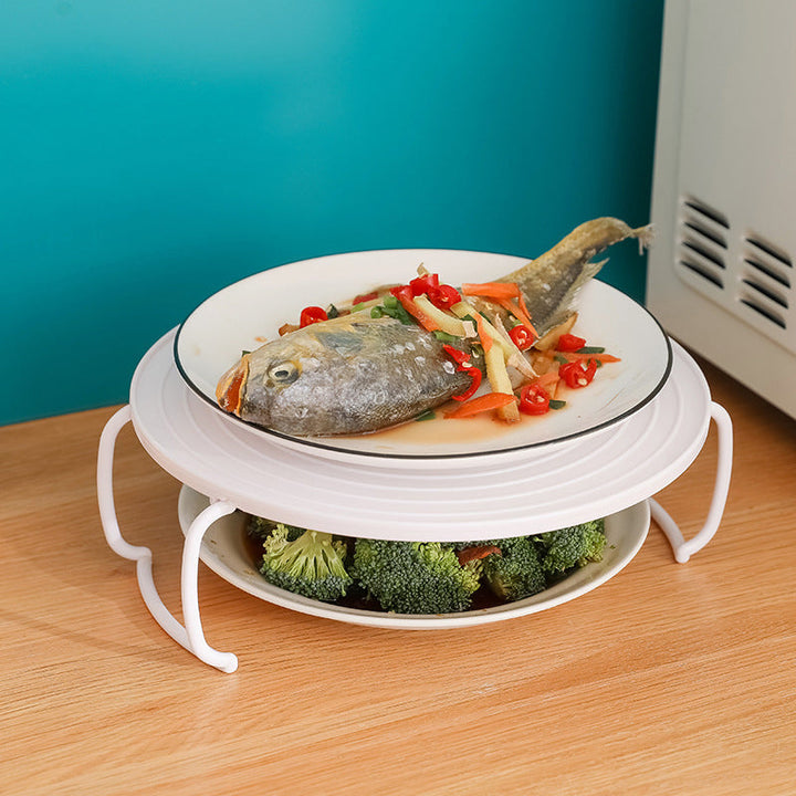 Multifunctional Microwave Heating Tiered Tray Rack | Bowlift