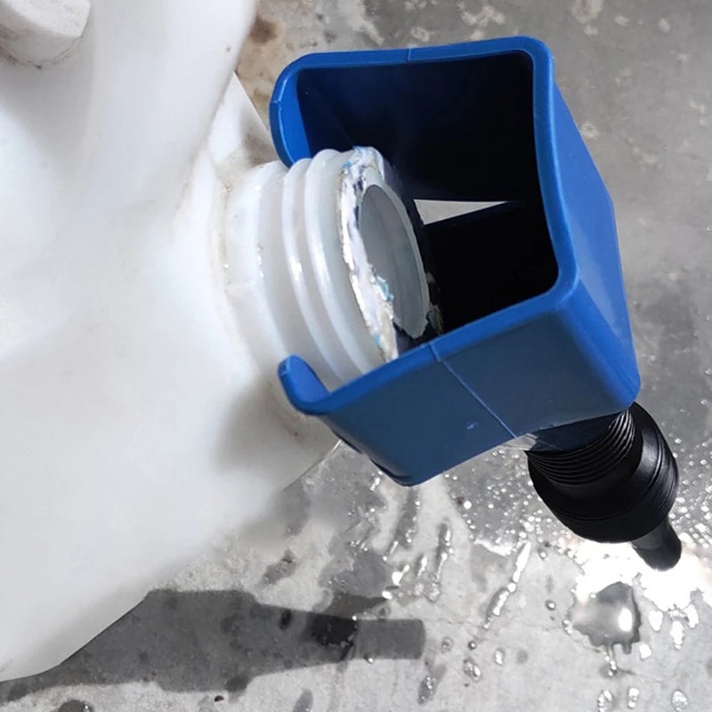 Flexible funnel for the draining tool | Bowlift
