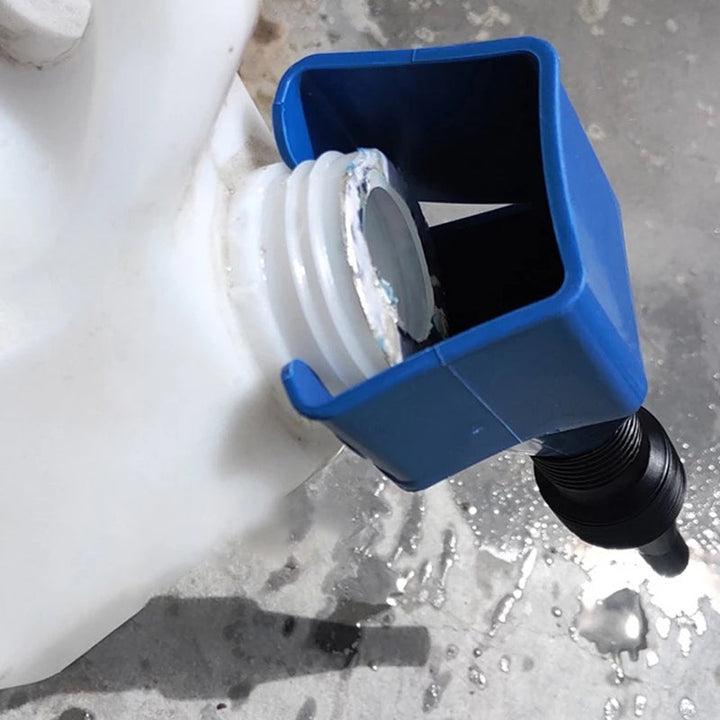Flexible funnel for the draining tool | Bowlift