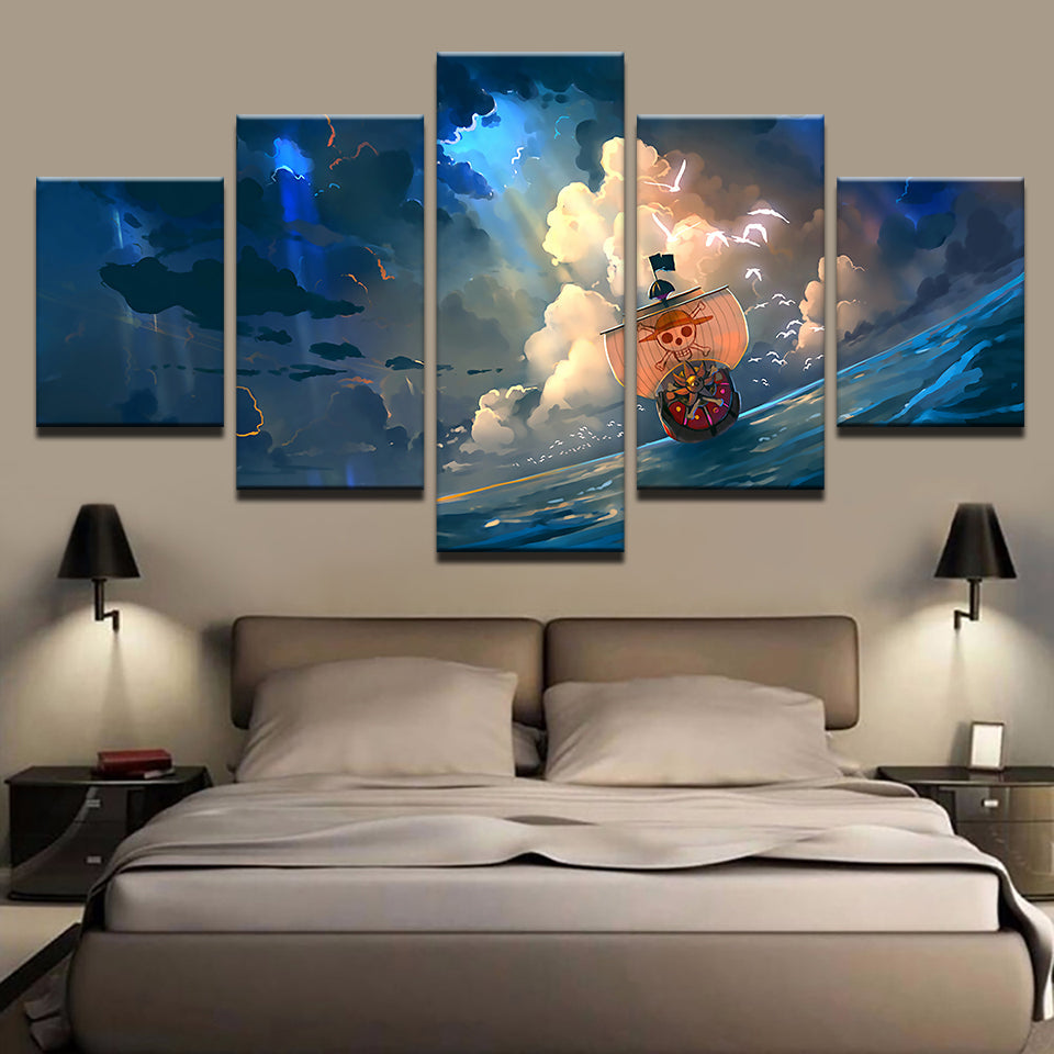 Pirate Paradise 5 Piece - Canvas Wall Art Painting | Bowlift