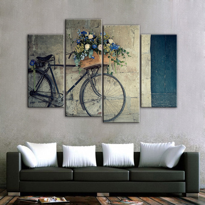 Classic Bicycle-Canvas Wall Art Painting | Bowlift