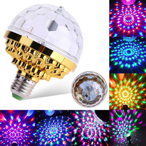 BowLift | LED Disco Ball Colorful Rotating Lightbulb