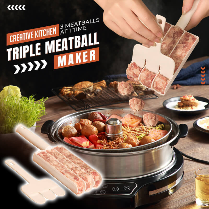 Creative Kitchen Triple Meatball Maker | Bowlift