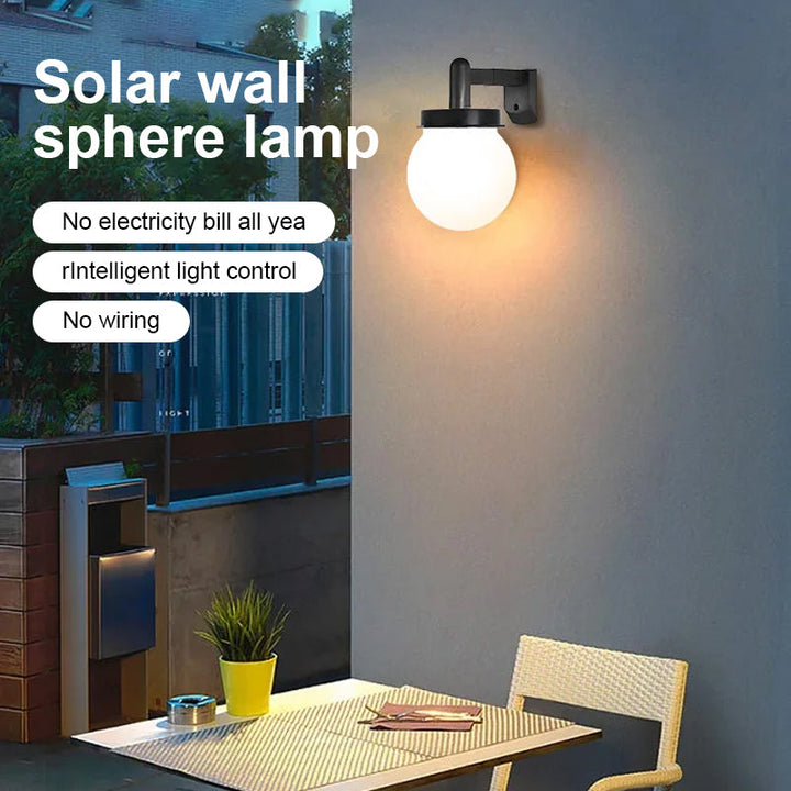 BowLift | Solar Wall Sphere Light (2 pieces)