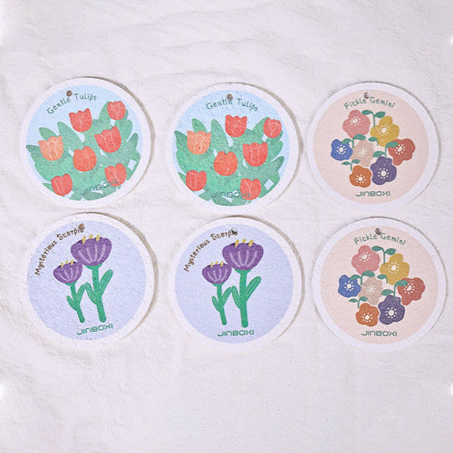 Kitchen Flower Print Wood Pulp Cotton Cloth | Bowlift