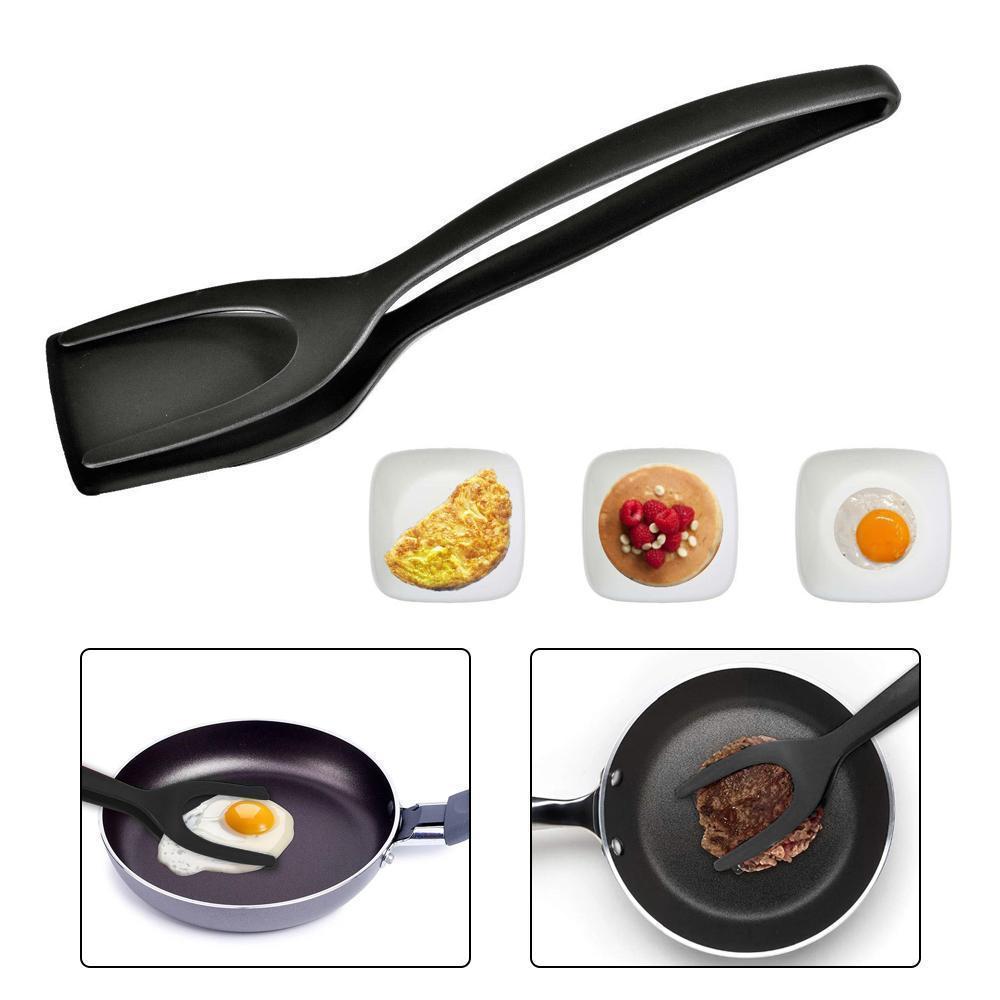 BowLift | 2-in-1 Tongs Handle and Elasticity Spatula