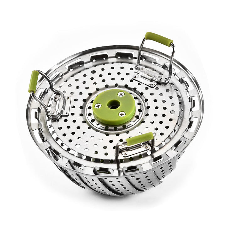 Flower-shaped Steel Folding Steamer | Bowlift