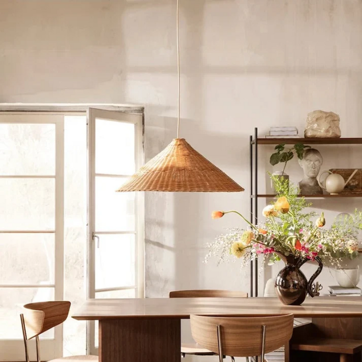 BowLift | Scandinavian LED Pendant Lamp Made of Bamboo