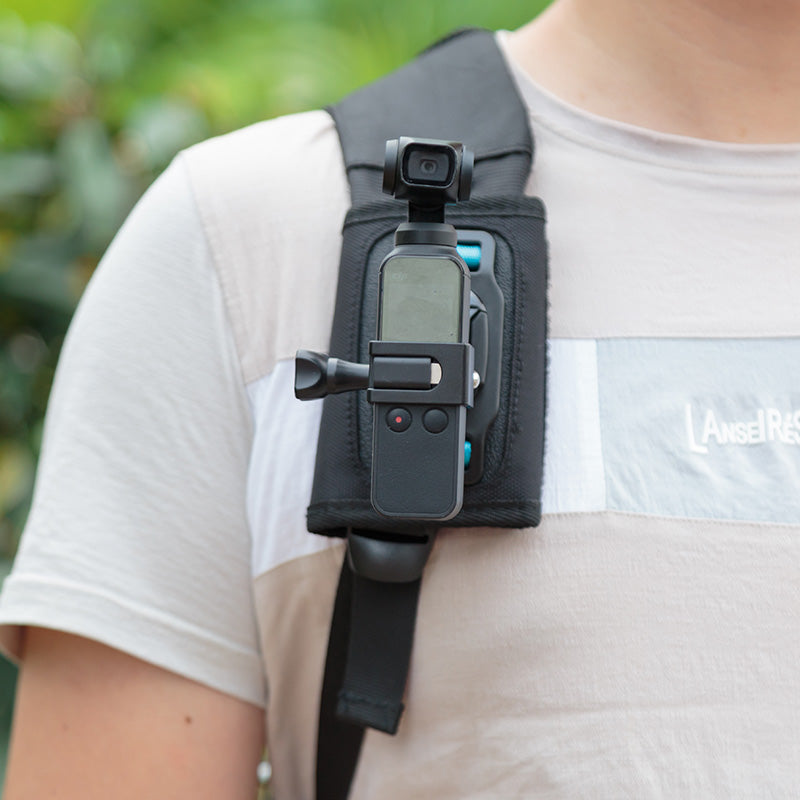 BowLift | Backpack Bracket Clip Backpack Holder Adapter Set, Compatible with DJI Osmo Pocket