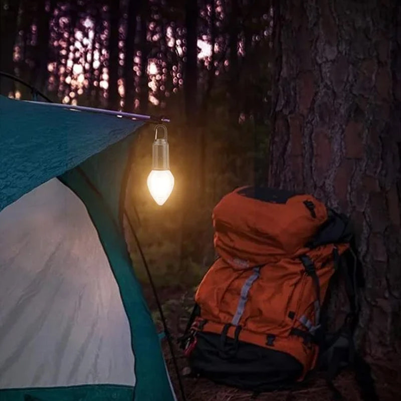 BowLift | New Outdoor Camping Hanging Lamp with Type-C Charging Port Retro Bulb