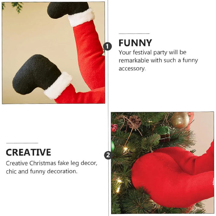 BowLift | Christmas Santa Legs Decoration