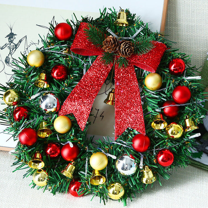 BowLift | Christmas Wreath Branches Bells Christmas Lights String Decoration Lights