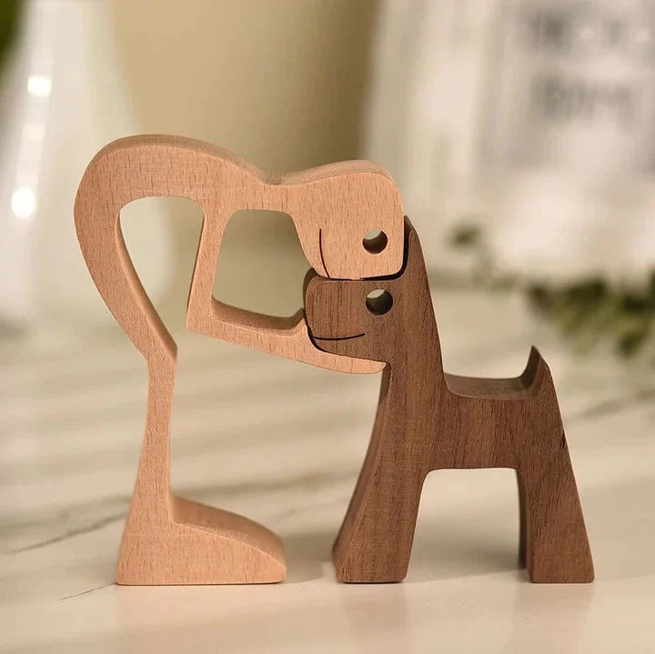 BowLift | Hand-engraved Wooden Animal Figures – Eco-friendly Home Decor and Unique Gift for Animal Lovers