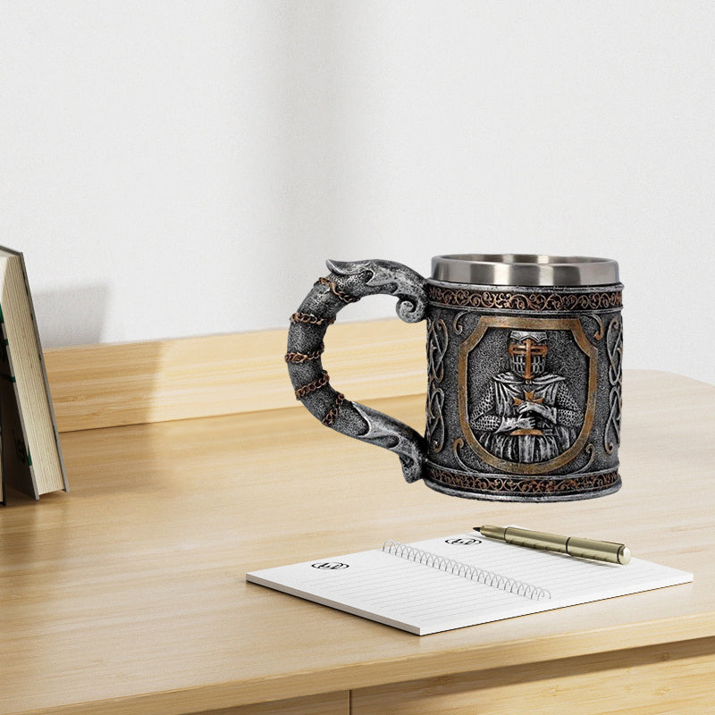 Creative Stainless Steel Medieval Mug Tankard for Beer Coffee | Bowlift