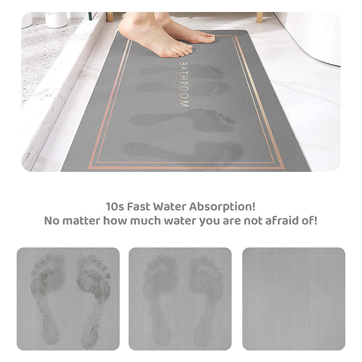 Minimalist Super Absorbent Quick Drying Bath Mat | Bowlift