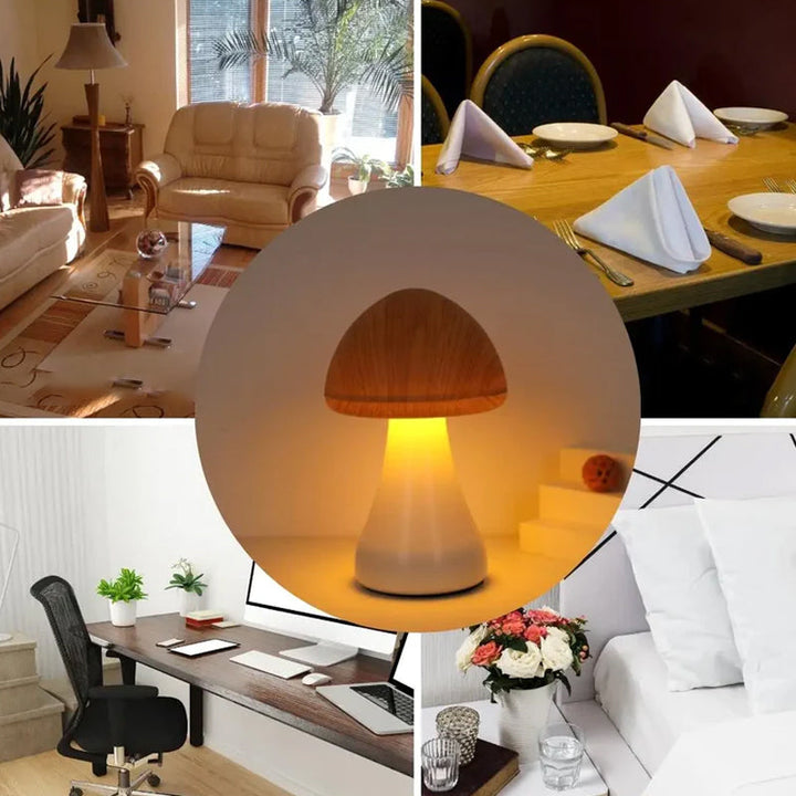 BowLift | LED rechargeable touch mushroom desk lamp
