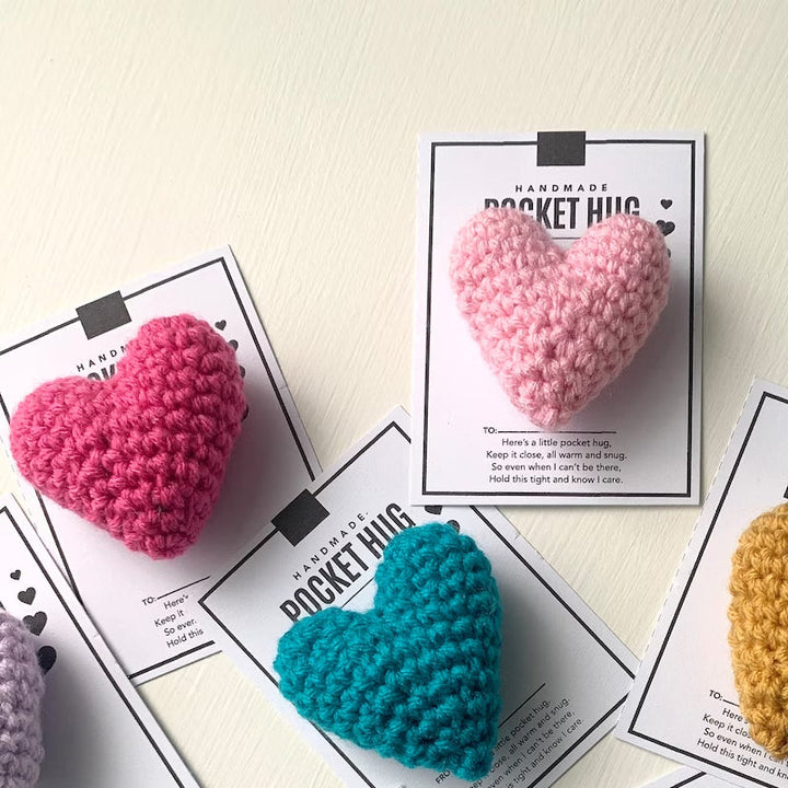 BowLift | Crocheted Heart Bag Hug