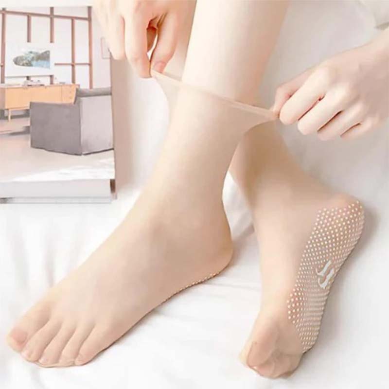 BowLift | Invisible, non-slip crystal silk socks for spring and summer