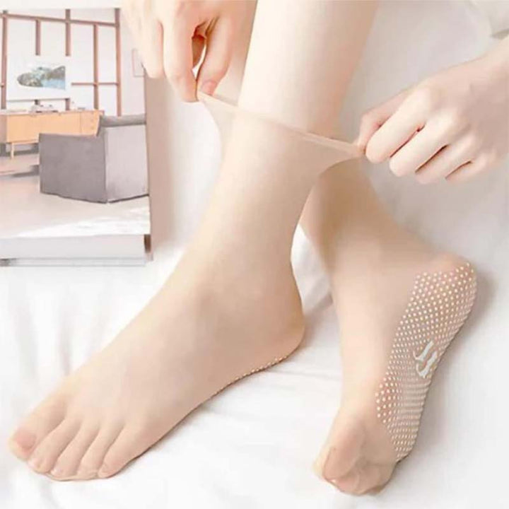 BowLift | Invisible, non-slip crystal silk socks for spring and summer