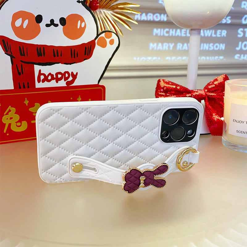 BowLift | Rabbit Wristband Case Cover For iPhone