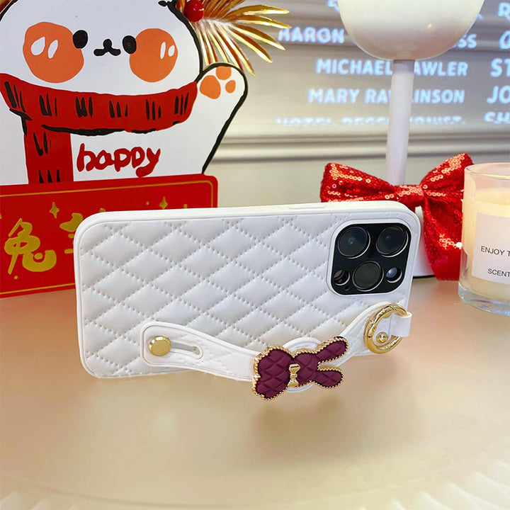 BowLift | Rabbit Wristband Case Cover For iPhone