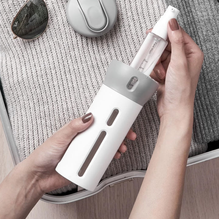 4-in-1 bottle with portable skin care dispenser | Bowlift