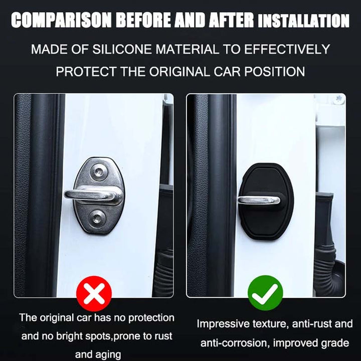 Car Silicone Door Lock Protective Cover (4PCS) | Bowlift