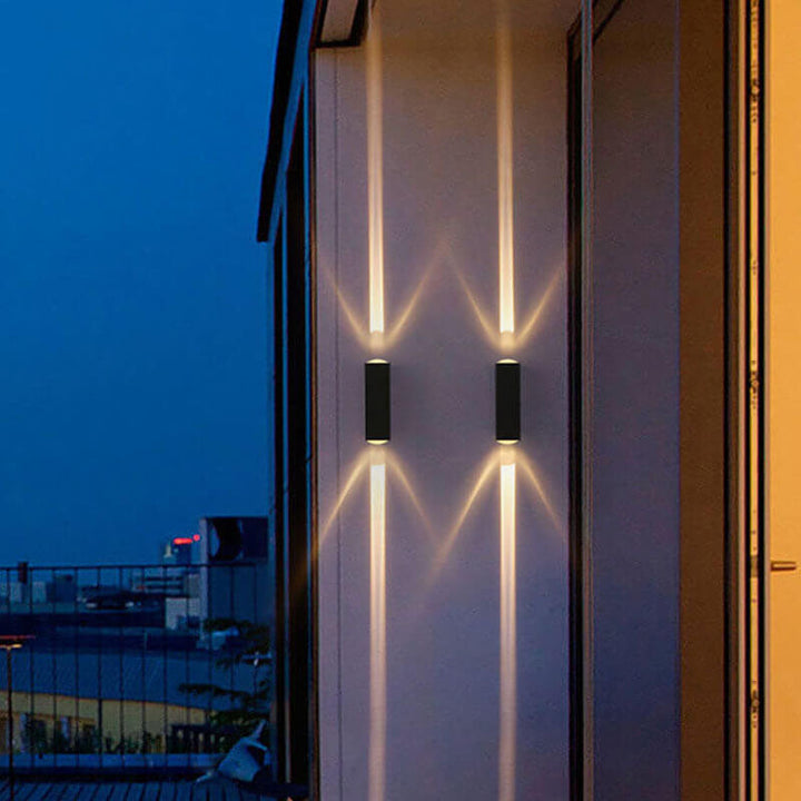 BowLift | LED Waterproof Outdoor Wall Sconce | Modern Rectangular Design. Energy-Efficient 600-1000 Lumens for Patios & Gardens