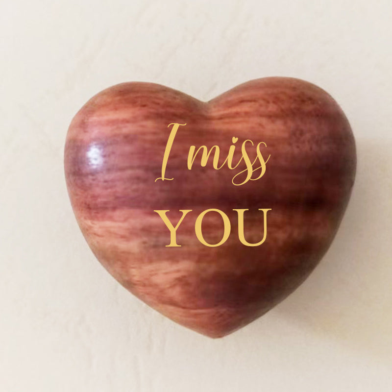 BowLift | Small Pocket Hug Wooden Heart Token